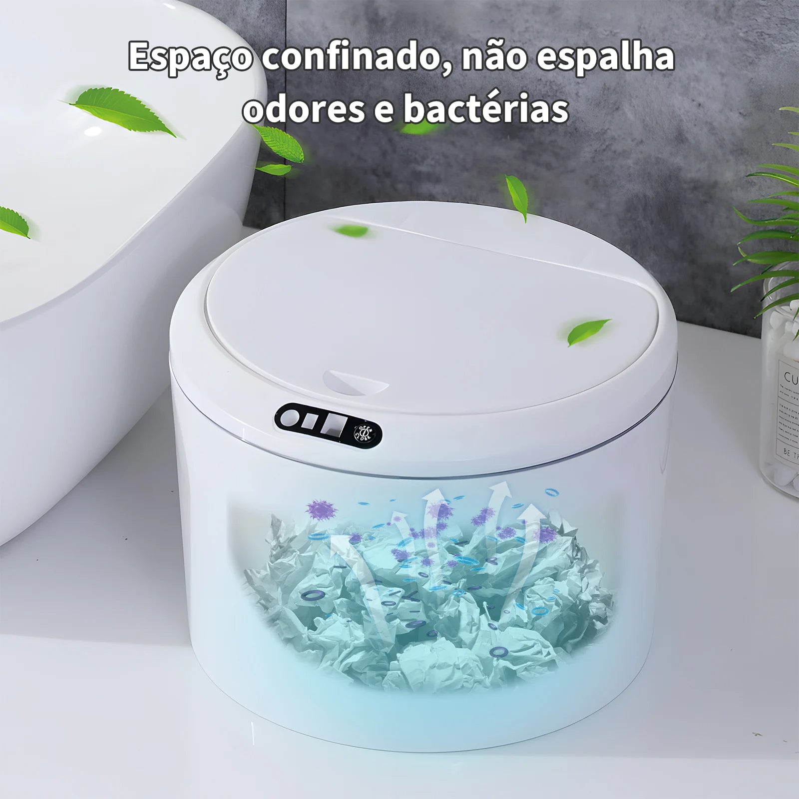 Lixeira Compacta Automática