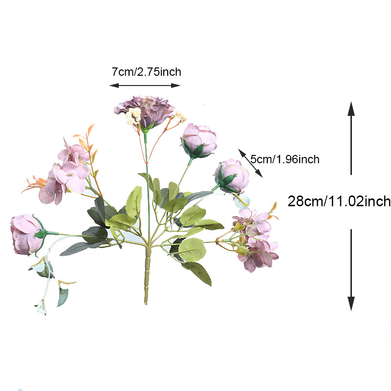 Buquê de Hortências - Flores Variadas