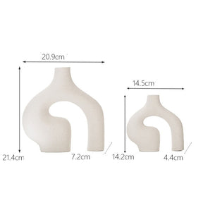 Kit 2 Vasos de Cerâmica Forms