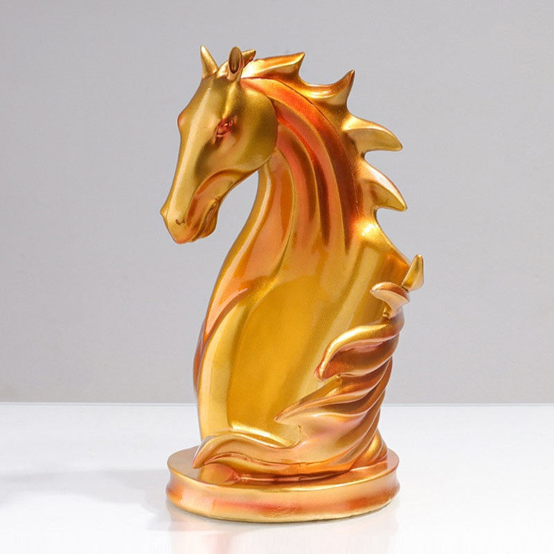 Busto Cavalo Suporte para Vinho