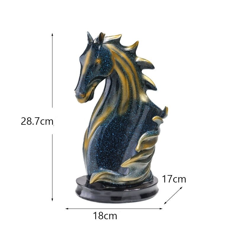 Busto Cavalo Suporte para Vinho