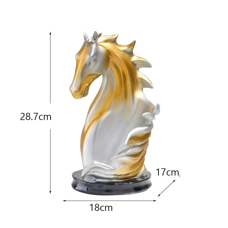 Busto Cavalo Suporte para Vinho