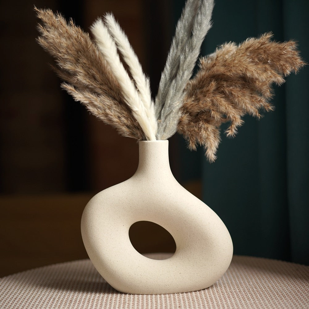 Vaso de Cerâmica Oval