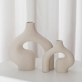Kit 2 Vasos de Cerâmica Forms