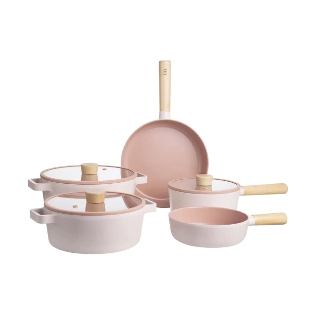 Kit Panelas Fika Rosa -  5 Peças
