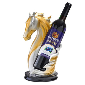 Busto Cavalo Suporte para Vinho