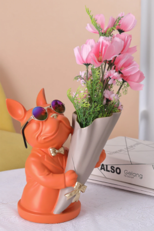 Dog Vase