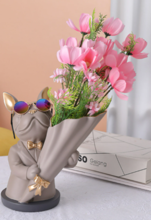 Dog Vase