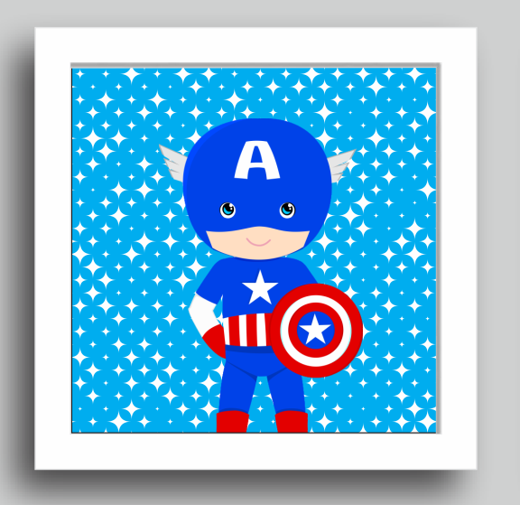 Kit 06 Quadros Vingadores
